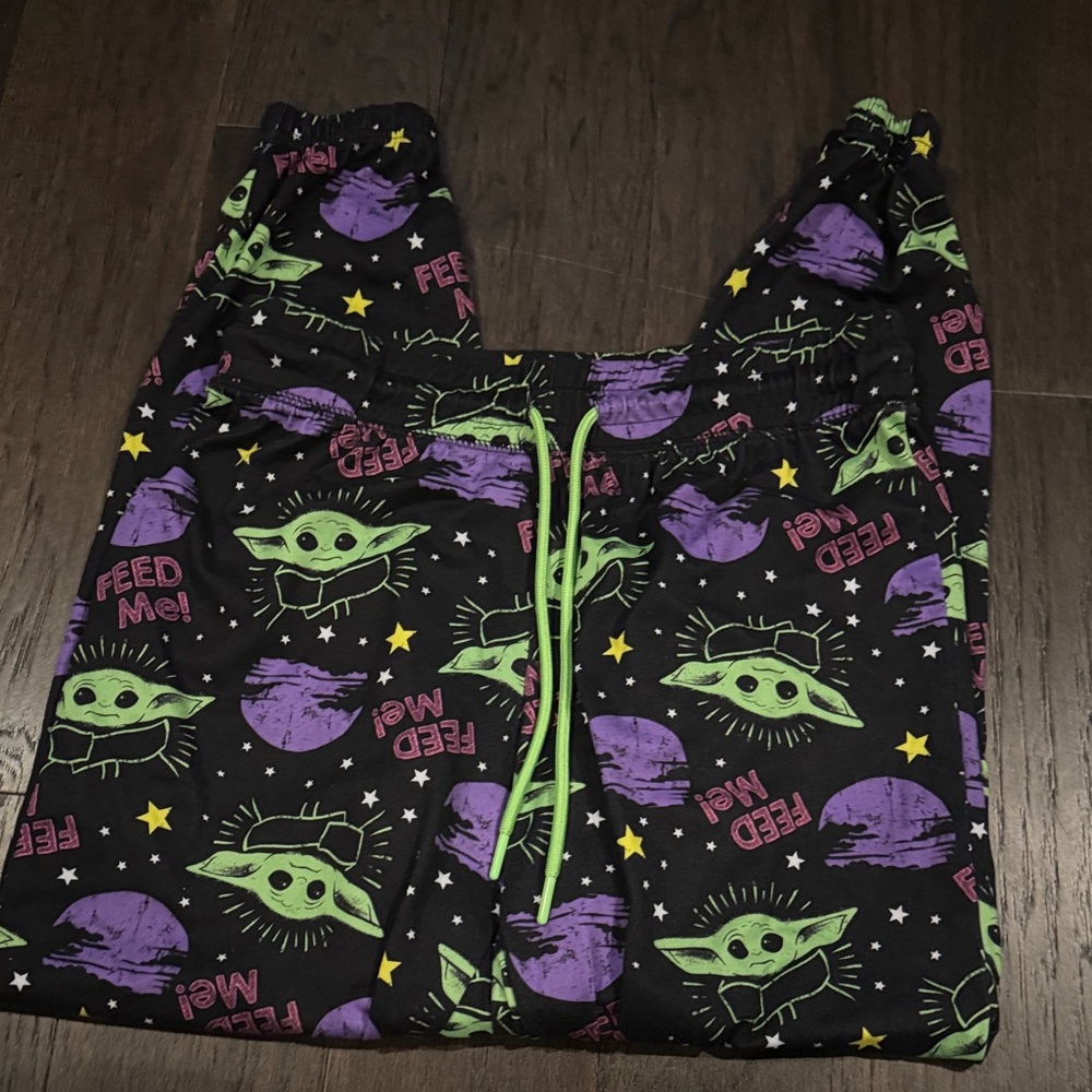 Star Wars yoda pajama joggers